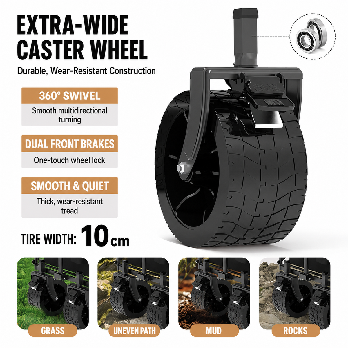 Collapsible All-Terrain Utility Wagon